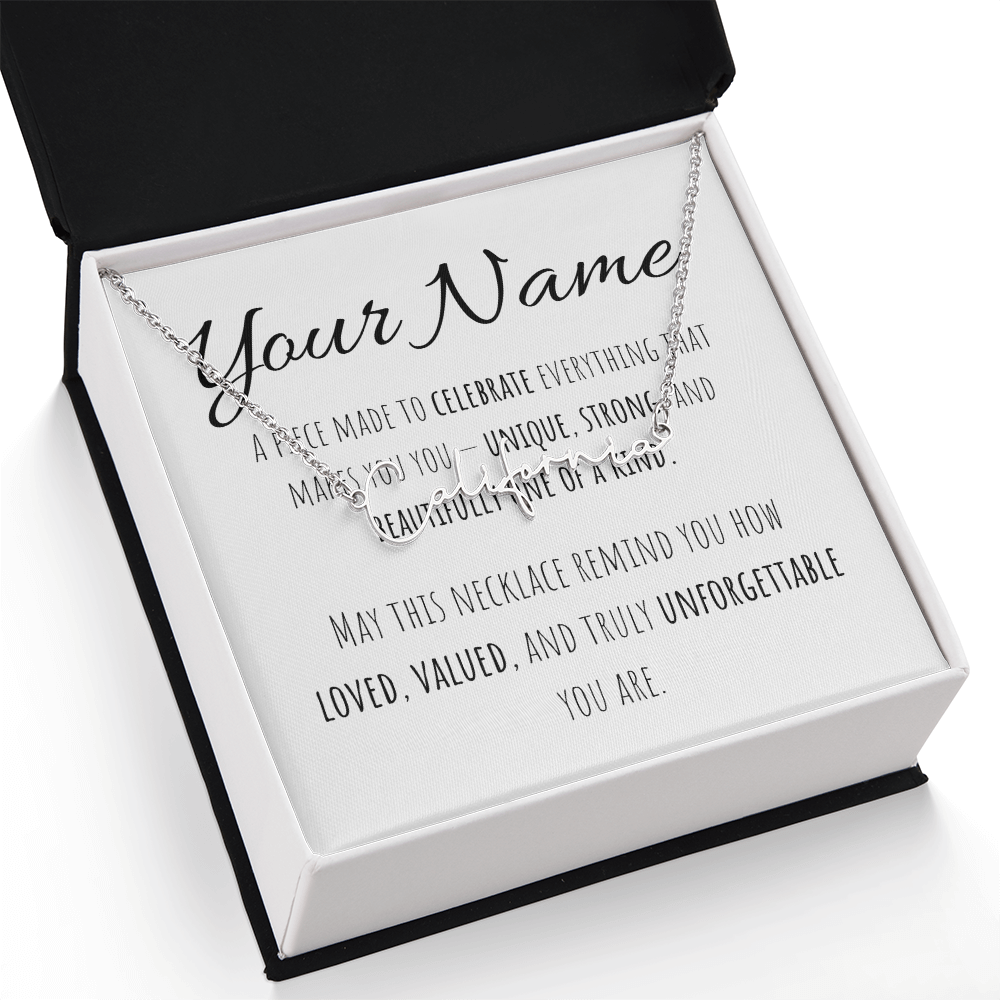 Signature Name Necklace