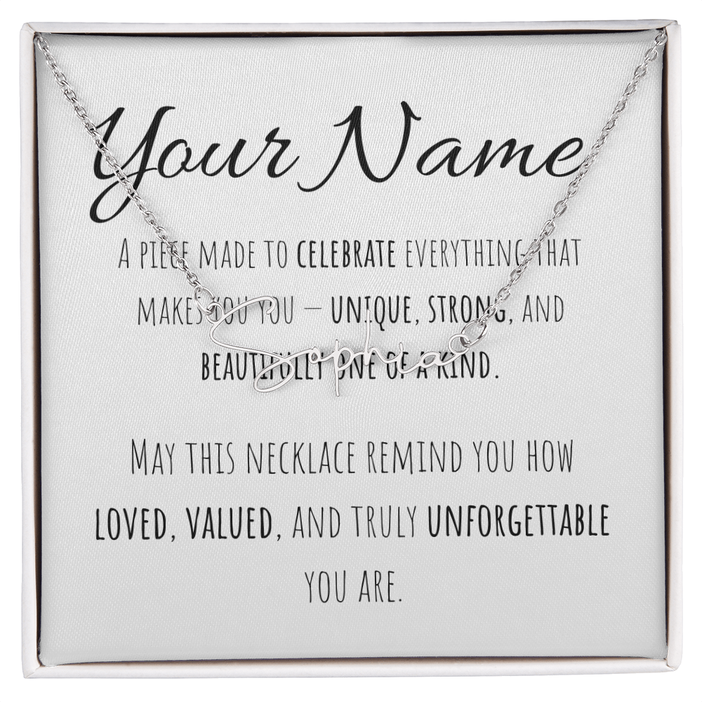 Signature Name Necklace