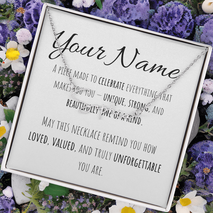 Signature Name Necklace