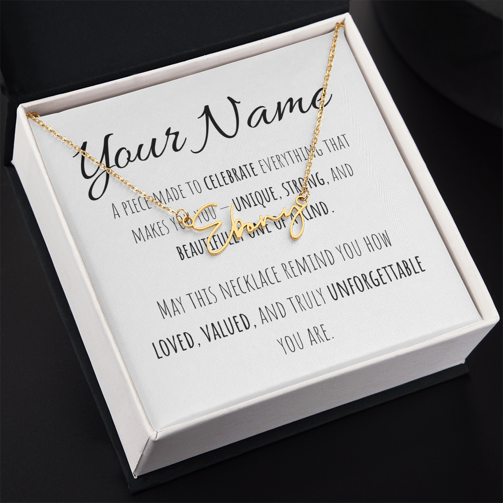 Signature Name Necklace