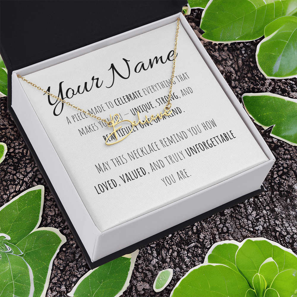 Signature Name Necklace