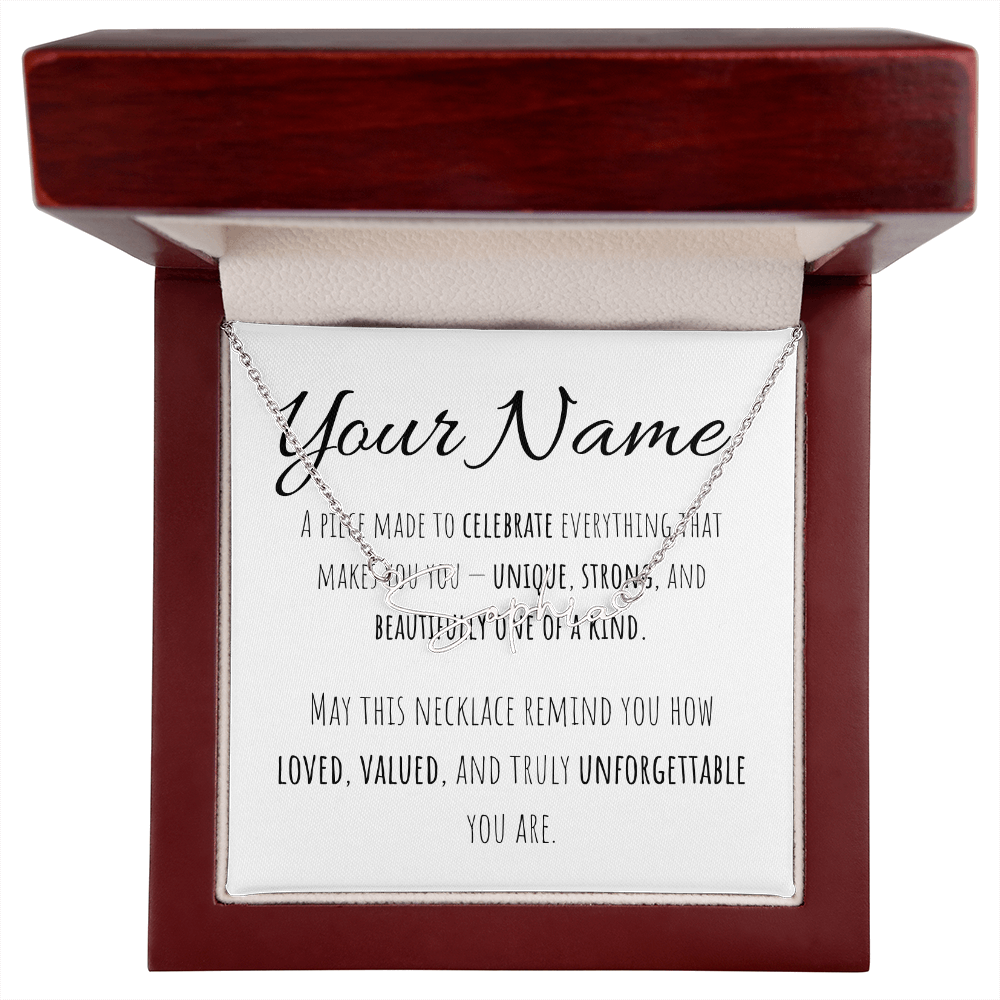Signature Name Necklace