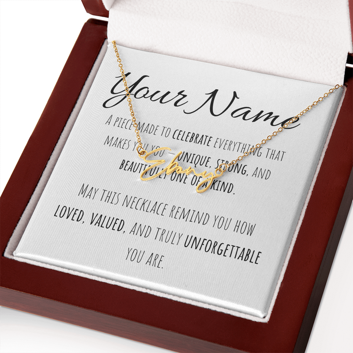 Signature Name Necklace